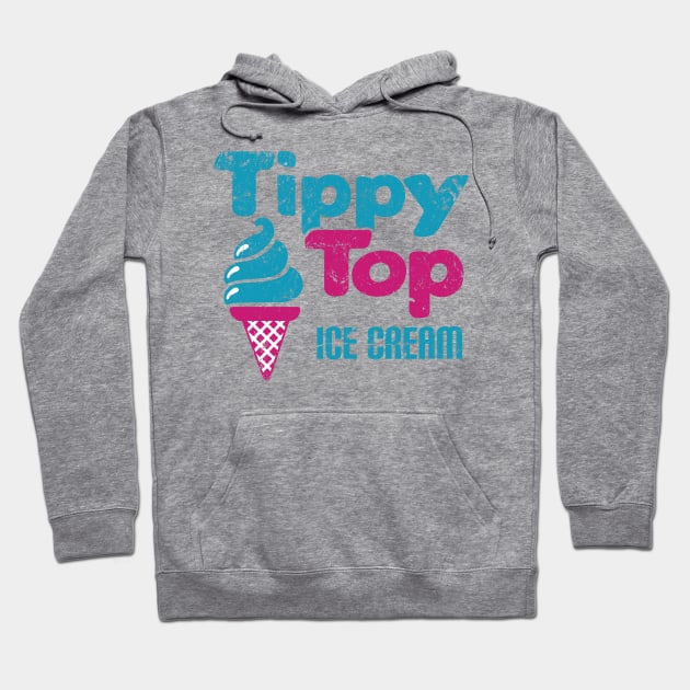 Tippy Top Ice Cream Hoodie by MindsparkCreative